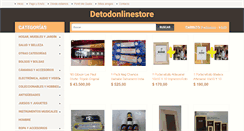 Desktop Screenshot of detodonlinestore.com